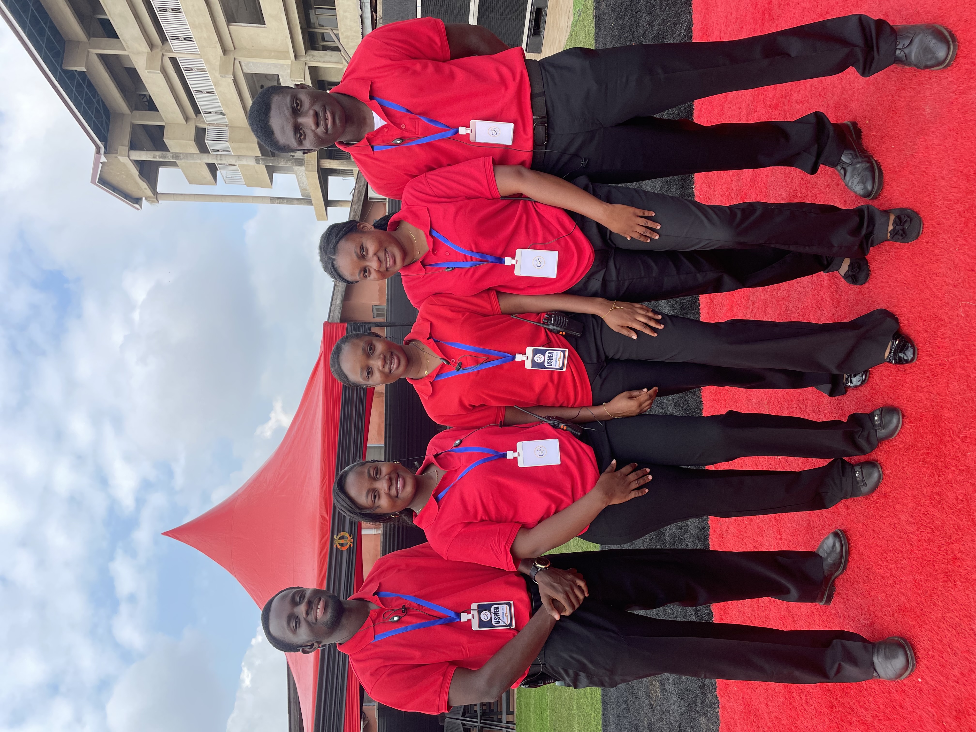 Our ushering team